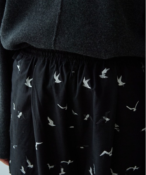 yuni（ユニ　）の「bird刺繍　drawstrings パンツ（その他パンツ・レディース・ブラック・FREE）」の15枚目の写真