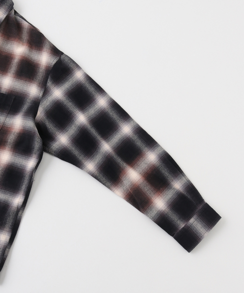 JOINT WORKS（ジョイントワークス）の「J オンブレ― ダメージシャツ（シャツ/ブラウス・メンズ・ブラック/ブルー系その他・MEDIUM/LARGE）」の7枚目の写真