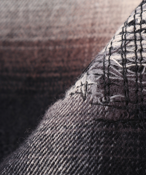 JOINT WORKS（ジョイントワークス）の「J オンブレ― ダメージシャツ（シャツ/ブラウス・メンズ・ブラック/ブルー系その他・MEDIUM/LARGE）」の11枚目の写真