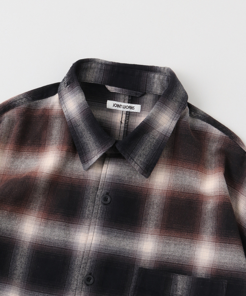 JOINT WORKS（ジョイントワークス）の「J オンブレ― ダメージシャツ（シャツ/ブラウス・メンズ・ブラック/ブルー系その他・MEDIUM/LARGE）」の21枚目の写真