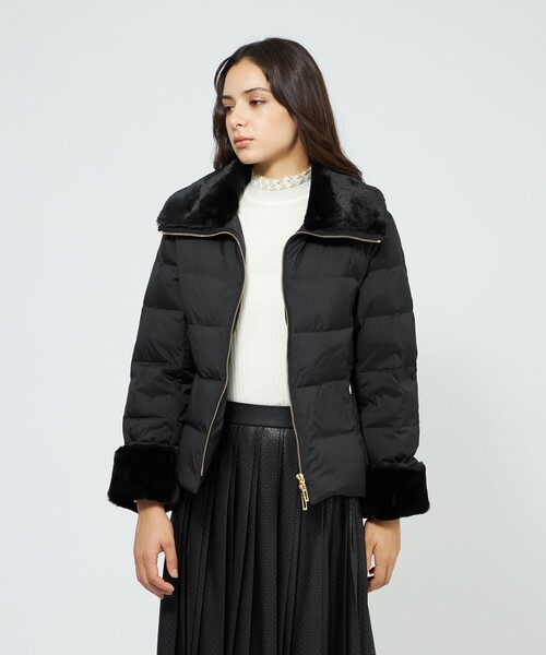 エアリーグレースストレッチダウン ショートコート（ダウンジャケット