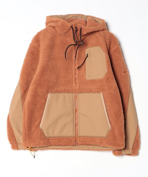 NANGA（ナンガ）の「NANGA/ナンガ BOA FLEECE FULL ZIP PARKA/フリース ジップパーカー（ブルゾン・メンズ・ブラック/その他9・X-LARGE/LARGE/MEDIUM）」の2枚目の写真