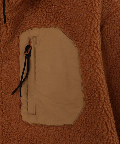 NANGA（ナンガ）の「NANGA/ナンガ BOA FLEECE FULL ZIP PARKA/フリース ジップパーカー（ブルゾン・メンズ・ブラック/その他9・X-LARGE/LARGE/MEDIUM）」の5枚目の写真