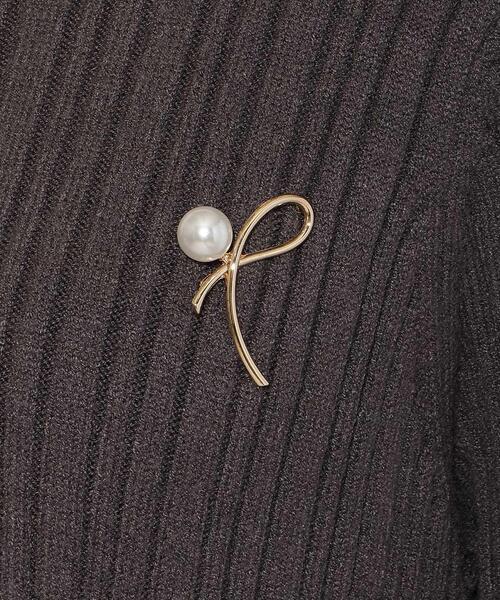 WILLSELECTION（ウィルセレクション）の「ポロカラーフレアニットワンピース（ワンピース・レディース・ボルドー/ブラック/チャコールグレー/ブルー・FREE）」の18枚目の写真