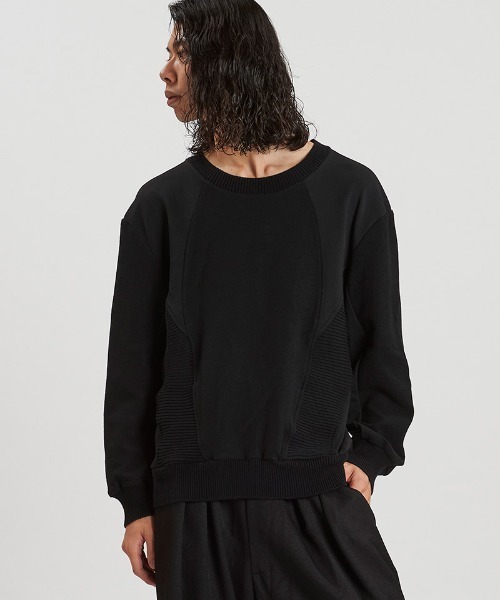 NO ID.（ノーアイディ）の「msw1810-ﾁｪﾝｼﾞﾝｸﾞﾆｯﾄBIG-PO プルオーバー(857010-361K)（スウェット・メンズ・グレー/ブラック・ONE SIZE）」の8枚目の写真