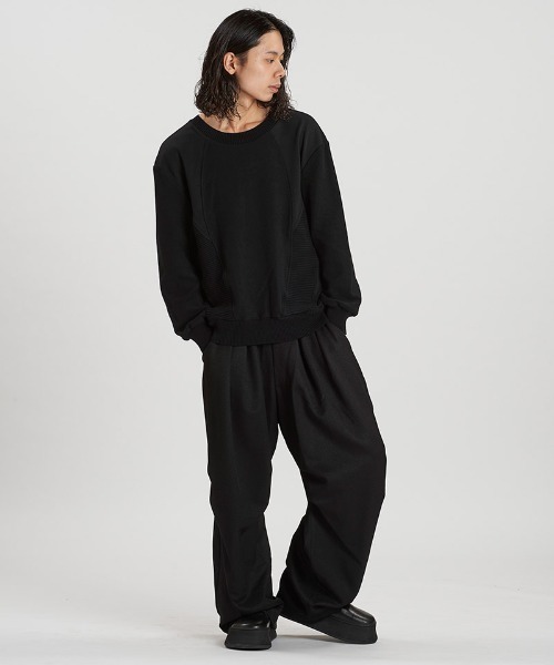 NO ID.（ノーアイディ）の「msw1810-ﾁｪﾝｼﾞﾝｸﾞﾆｯﾄBIG-PO プルオーバー(857010-361K)（スウェット・メンズ・グレー/ブラック・ONE SIZE）」の11枚目の写真