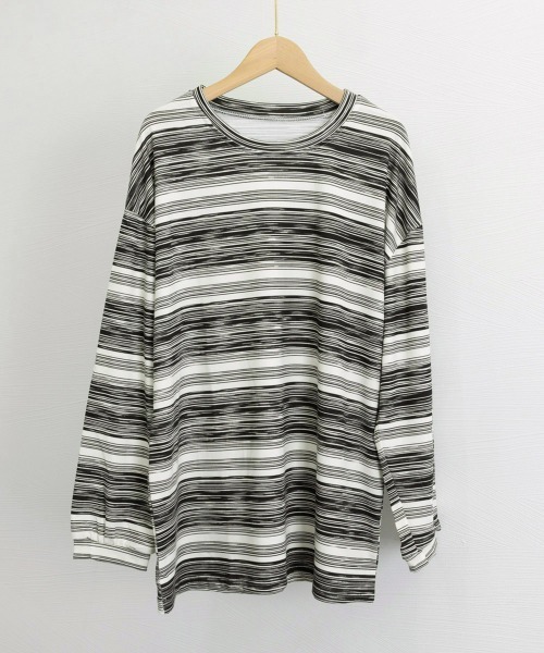 Miniministore(ミニミニストア)の「Tシャツ 韓国風 カットソートップス春秋(Tシャツ/カットソー・レディース・ピンク/ブラック/ブルー/カーキ・FREE)」の20枚目の写真