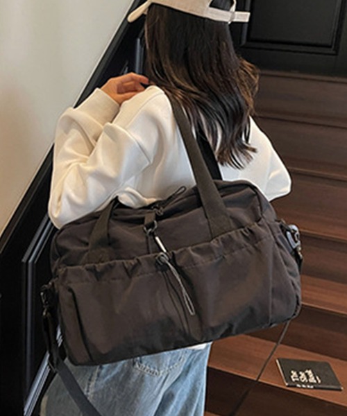 aimoha(アイモハ)の「【B.A.G】拡張できるボストンバッグ(トートバッグ・レディース・ブラック/ベージュ/オフホワイト・FREE)」の17枚目の写真