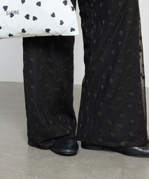 SLOBE IENA | 【Jeu de Coeurs & Pois】ドットレースパンツ(その他パンツ)