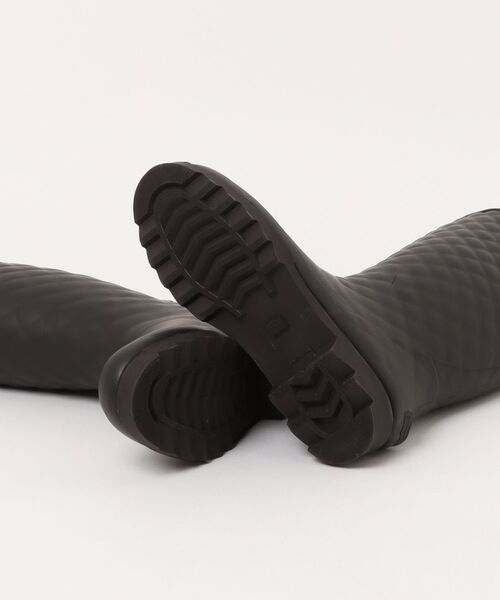 Parade（パレード）の「キルテイング模様レインブーツ 52602【Parade】（レインシューズ・レディース・ブラウン/ブラック・23.0cm/24.0cm/25.0cm）」の4枚目の写真