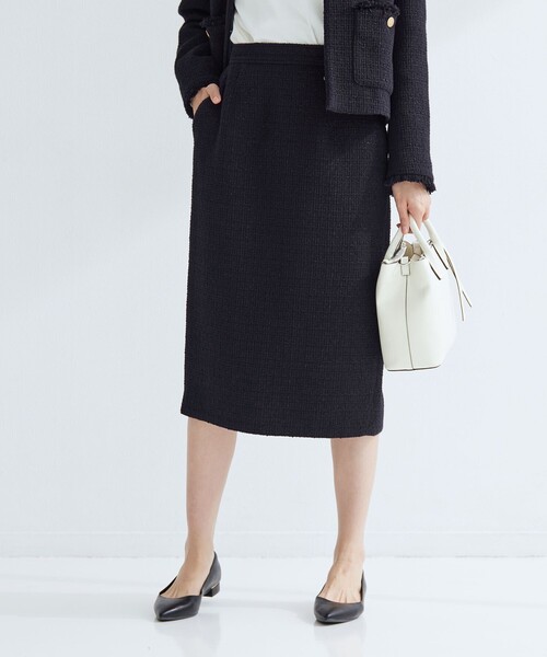 ツイードライク タイト スカート（スカート）｜green label relaxing