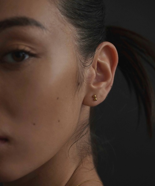 CENE（セネ）の「【CENE】セネ/ミニスフィアピアス（ピアス（両耳用）・レディース・シルバー/ゴールド・FREE）」の5枚目の写真