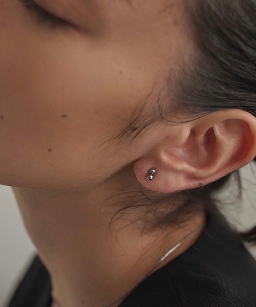 CENE（セネ）の「【CENE】セネ/ミニスフィアピアス（ピアス（両耳用）・レディース・シルバー/ゴールド・FREE）」の13枚目の写真