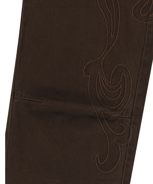 AAKAM(アーカム)の「Needlework Wave Cotton Pants (Brown)(その他パンツ・レディース・その他・1/2)」の11枚目の写真