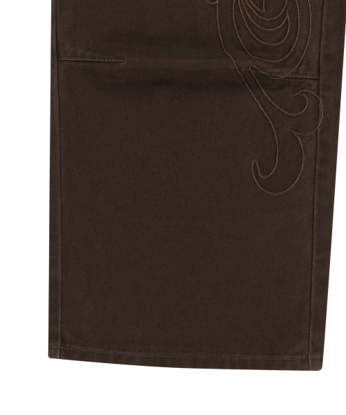 AAKAM(アーカム)の「Needlework Wave Cotton Pants (Brown)(その他パンツ・レディース・その他・1/2)」の12枚目の写真