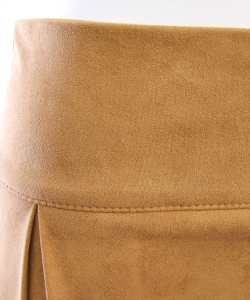 clear（クリア）の「フェイクスエードボックスプリーツミニスカート[大人 フェミニン ガーリー]≪AW新作≫（スカート・レディース・ブラウン/キャメル・F）」の13枚目の写真