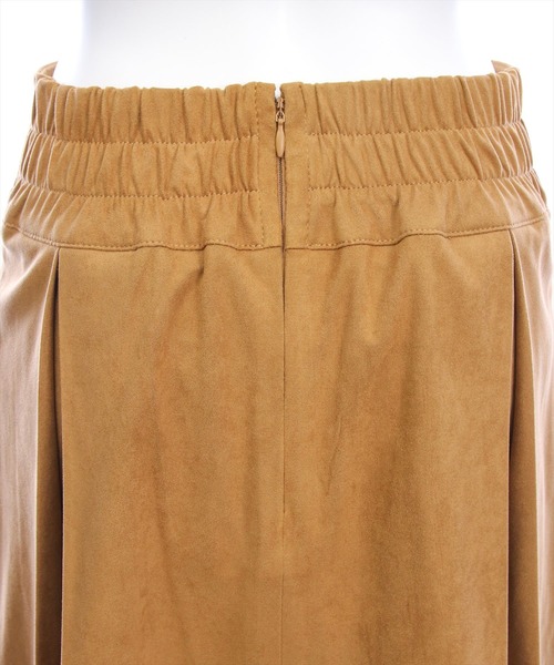clear（クリア）の「フェイクスエードボックスプリーツミニスカート[大人 フェミニン ガーリー]≪AW新作≫（スカート・レディース・ブラウン/キャメル・F）」の9枚目の写真
