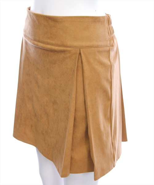 clear（クリア）の「フェイクスエードボックスプリーツミニスカート[大人 フェミニン ガーリー]≪AW新作≫（スカート・レディース・ブラウン/キャメル・F）」の12枚目の写真