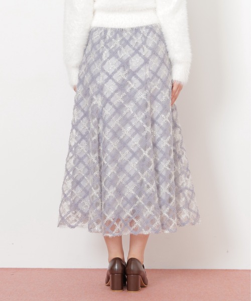 JILL by JILL STUART(ジルバイジルスチュアート)の「◇エンブロイダリーシアーチェック(スカート・レディース・ブラック系その他/ホワイト系その他/ブルー系その他・FREE)」の14枚目の写真