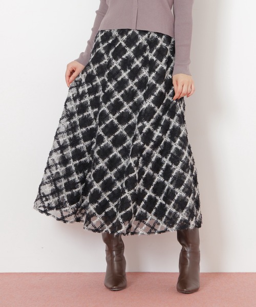 JILL by JILL STUART(ジルバイジルスチュアート)の「◇エンブロイダリーシアーチェック(スカート・レディース・ブラック系その他/ホワイト系その他/ブルー系その他・FREE)」の19枚目の写真