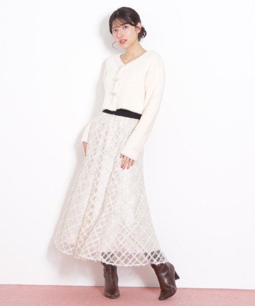 JILL by JILL STUART(ジルバイジルスチュアート)の「◇エンブロイダリーシアーチェック(スカート・レディース・ブラック系その他/ホワイト系その他/ブルー系その他・FREE)」の20枚目の写真