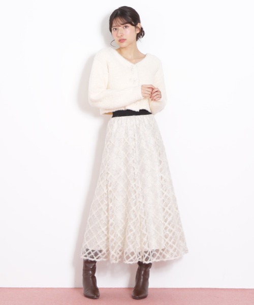JILL by JILL STUART(ジルバイジルスチュアート)の「◇エンブロイダリーシアーチェック(スカート・レディース・ブラック系その他/ホワイト系その他/ブルー系その他・FREE)」の21枚目の写真