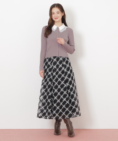 ◇エンブロイダリーシアーチェック（スカート）｜JILL by JILL STUART