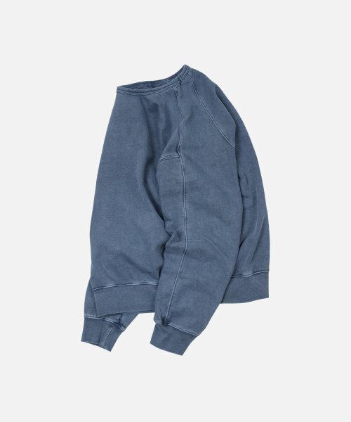 FRIZMWORKS(フリズムワークス)の「OG PIGMENT DYEING SWEATSHIRT 003 _ BLUE(スウェット・メンズ・その他・LARGE/X-LARGE/SMALL/MEDIUM)」の2枚目の写真