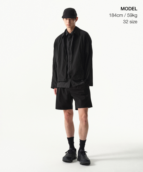 MUSINSA STANDARD（ムシンサスタンダード）の「[シティレジャー] バンディングショーツ [ブラック]（その他パンツ・メンズ・その他・26/27/28/29/30/31/32/33/34/36/38）」の3枚目の写真