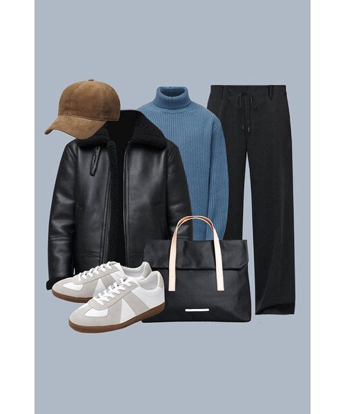 MUSINSA STANDARD（ムシンサスタンダード）の「ラムウールリブタートルネックニット[ダスティブルー]（ニット/セーター・メンズ・その他・MEDIUM/X-LARGE/XX-LARGE/LARGE）」の11枚目の写真
