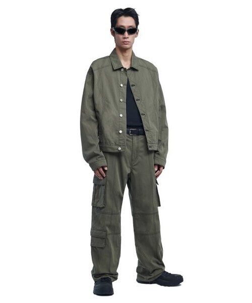NOMANUAL(NOMANUAL)の「S.N WORK PANTS - KHAKI(その他パンツ・レディース・その他・SMALL/MEDIUM/LARGE)」の4枚目の写真
