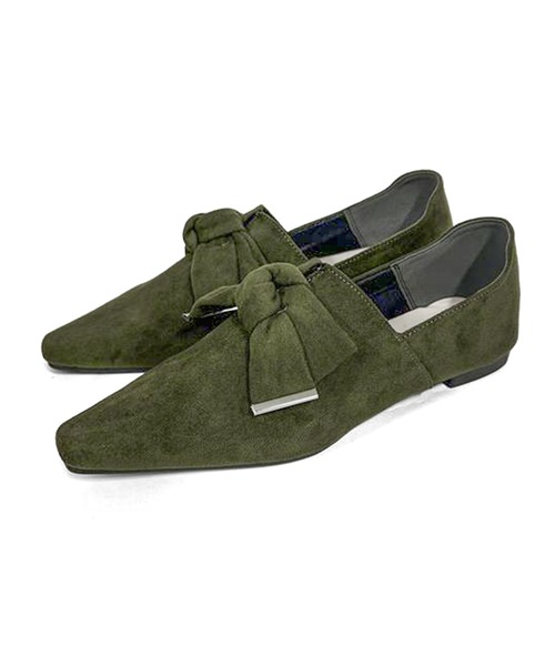 grandfleur（グランドフルール）の「柔らかスエード素材の2wayバブーシュ パンプス（パンプス・レディース・ブラウン/ブラック/カーキ・22.5cm/23.0cm/23.5cm/24.0cm/24.5cm）」の9枚目の写真