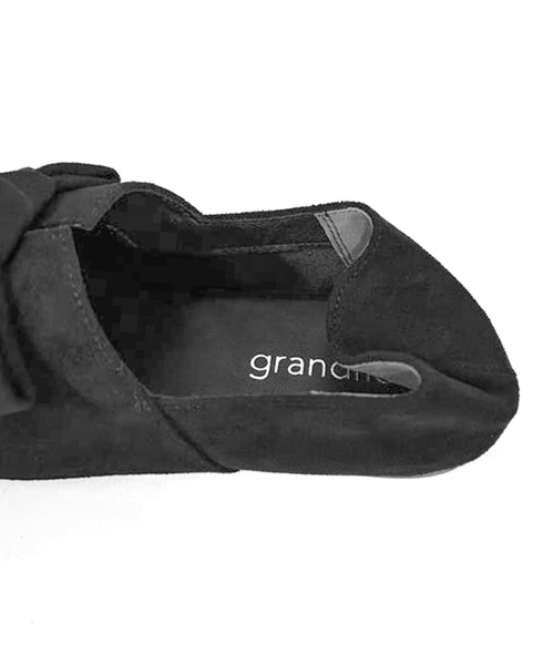 grandfleur（グランドフルール）の「柔らかスエード素材の2wayバブーシュ パンプス（パンプス・レディース・ブラウン/ブラック/カーキ・22.5cm/23.0cm/23.5cm/24.0cm/24.5cm）」の15枚目の写真