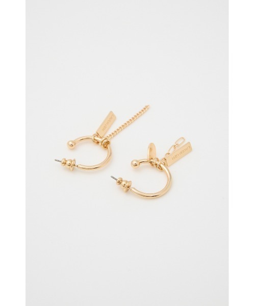 LAGUA GEM（ラグアジェム）の「RANDOM CHARM HOOP ピアス（ピアス（両耳用）・レディース・ゴールド/シルバー・FREE）」の5枚目の写真