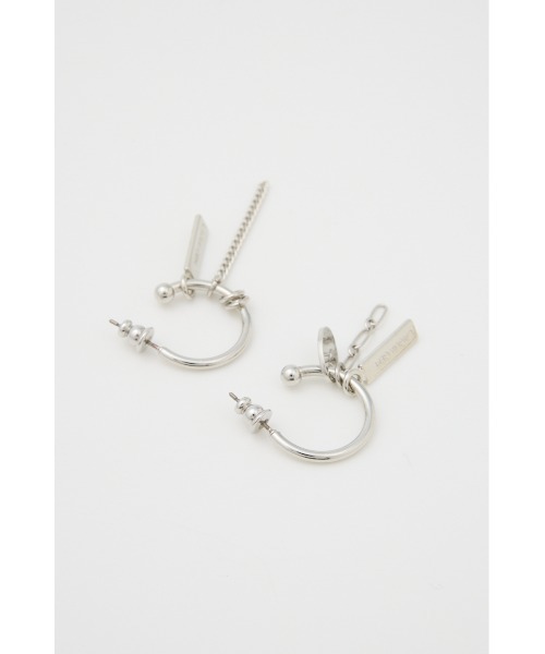 LAGUA GEM（ラグアジェム）の「RANDOM CHARM HOOP ピアス（ピアス（両耳用）・レディース・ゴールド/シルバー・FREE）」の10枚目の写真