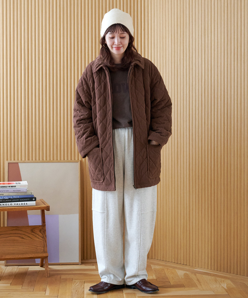 ZOZO限定】ファー襟中綿ジャケット（その他アウター）｜B.C STOCK