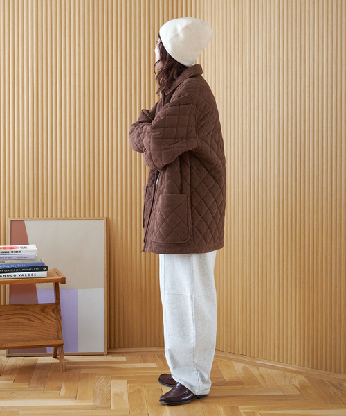 ZOZO限定】ファー襟中綿ジャケット（その他アウター）｜B.C STOCK