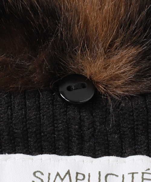 ZOZO限定】ファー襟中綿ジャケット（その他アウター）｜B.C STOCK