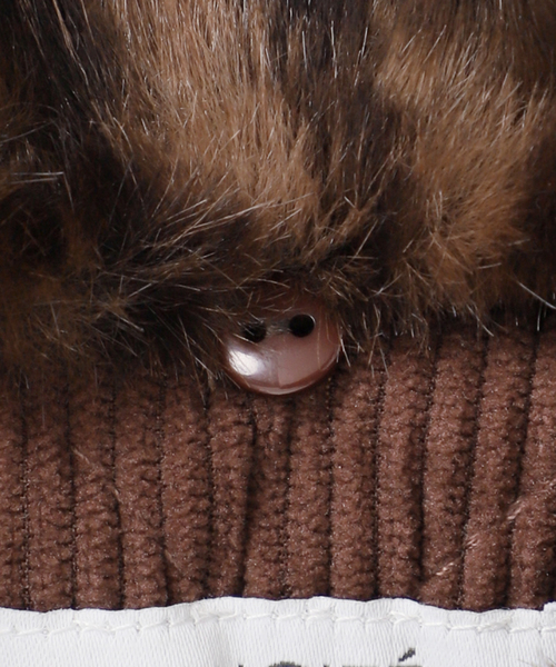 ZOZO限定】ファー襟中綿ジャケット（その他アウター）｜B.C STOCK