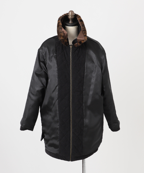 ZOZO限定】ファー襟中綿ジャケット（その他アウター）｜B.C STOCK