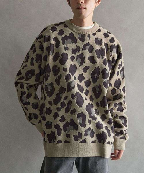 CRAFT STANDARD BOUTIQUE(クラフトスタンダードブティック)の「総柄クルーネックニット(ニット/セーター・メンズ・レオパード/その他13・M/L)」の8枚目の写真