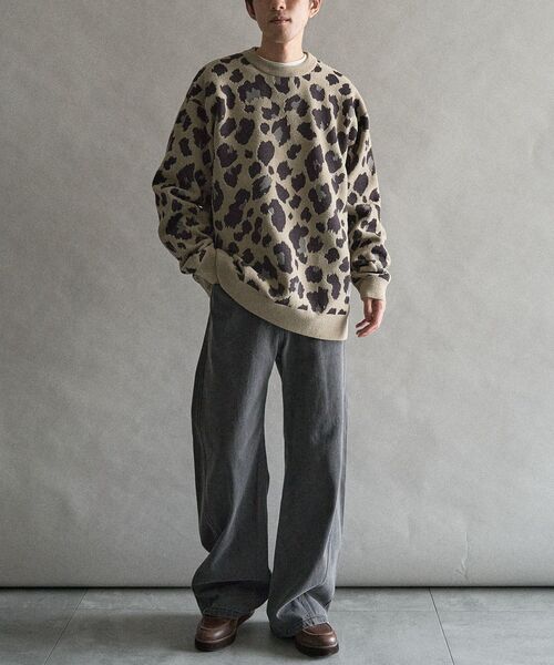 CRAFT STANDARD BOUTIQUE(クラフトスタンダードブティック)の「総柄クルーネックニット(ニット/セーター・メンズ・レオパード/その他13・M/L)」の11枚目の写真