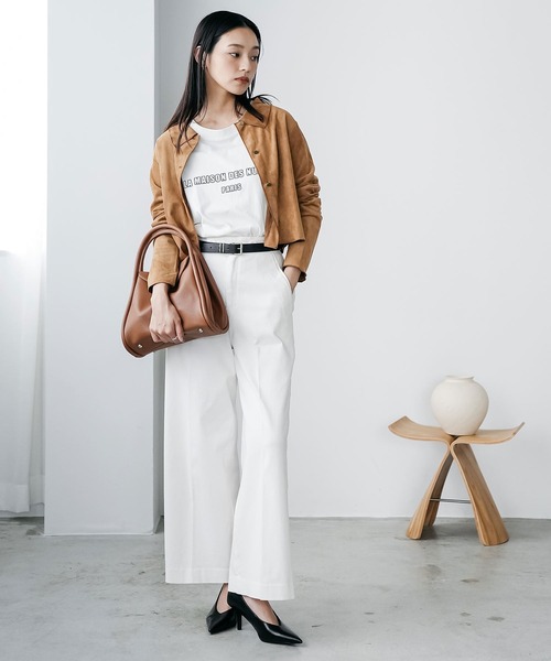 mili an deni(ミリアンデニ)の「スクウェアフラップフェイクレザーバッグ(ショルダーバッグ・レディース・ブラック/アッシュグレー/ブラウン・F)」の17枚目の写真