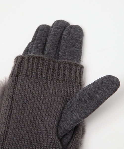BAYFLOW(ベイフロー)の「3WAYファーニットグローブ(手袋・レディース・ブラック/グレー/ベージュ・FREE)」の19枚目の写真