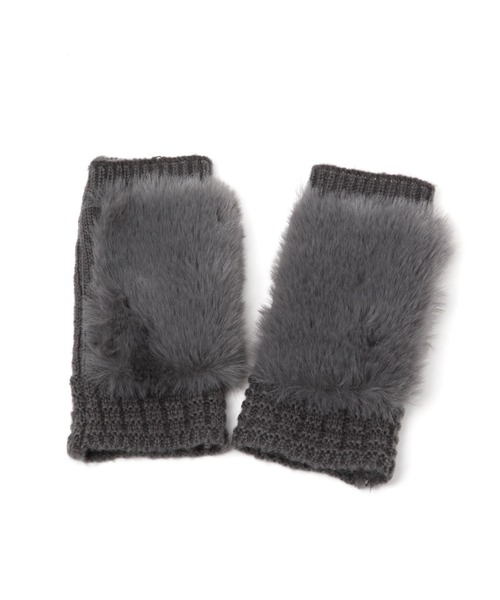 BAYFLOW(ベイフロー)の「3WAYファーニットグローブ(手袋・レディース・ブラック/グレー/ベージュ・FREE)」の20枚目の写真