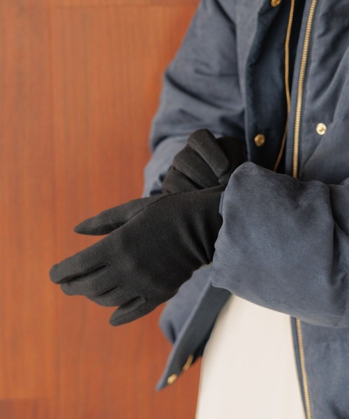 BAYFLOW(ベイフロー)の「3WAYファーニットグローブ(手袋・レディース・ブラック/グレー/ベージュ・FREE)」の8枚目の写真