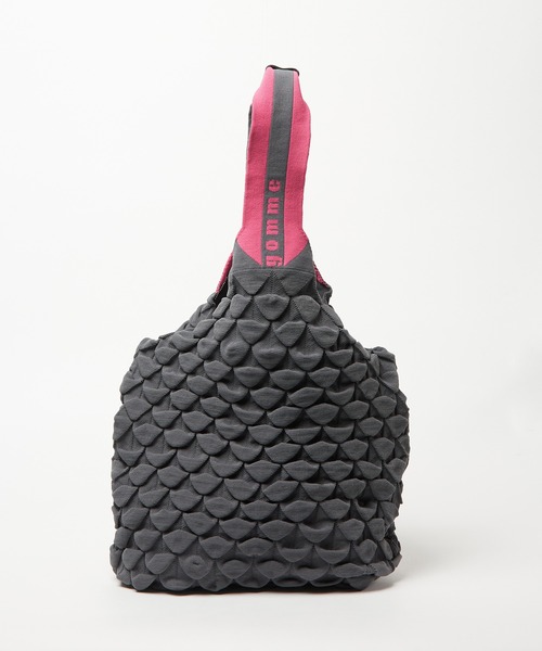 gomme（ゴム）の「バンチバッグ（トートバッグ・レディース・グレー/ブルー/ネイビー・FREE）」の13枚目の写真