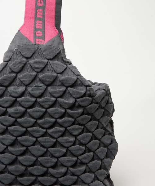 gomme（ゴム）の「バンチバッグ（トートバッグ・レディース・グレー/ブルー/ネイビー・FREE）」の15枚目の写真