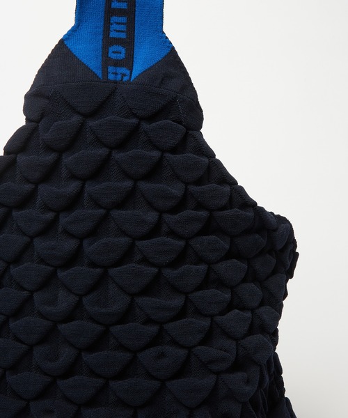 gomme（ゴム）の「バンチバッグ（トートバッグ・レディース・グレー/ブルー/ネイビー・FREE）」の5枚目の写真