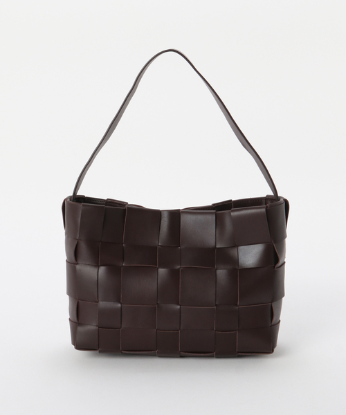 FRAMeWORK(フレームワーク)の「ST. AGNI/セントアグニ ワイドイントレチャード ワンショル(クラッチバッグ・レディース・ブラウン/ブラック・FREE)」の8枚目の写真